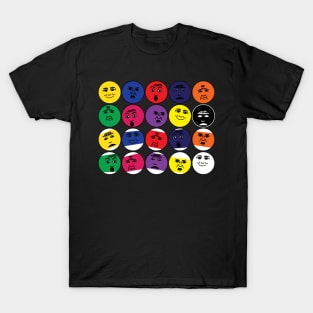 Moods of balls of billiard T-Shirt